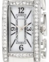 Anne Klein Women's 10/9877MPWT Swarovski Crystal Accented Silver-Tone White Ceramic Bracelet Watch