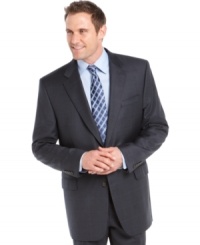 A subtle navy plaid adds a fine line to your dress wardrobe. This blazer from Lauren by Ralph Lauren makes the cut. A subtle navy plaid adds a fine line to your dress wardrobe. This blazer from Lauren by Ralph Lauren makes the cut.