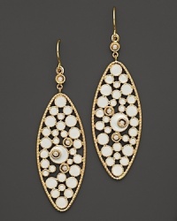 Diamonds set in enamel and 14K yellow gold. Diamonds set in enamel and 14K yellow gold.
