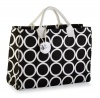 Mud Pie Black Ring Around Essential Tote