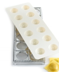 The sights, the smells and the charm of Italy, all in the comfort of your home. Legendary dishes come to life with this ravioli mold. The easy-to-use form makes 12 raviolis at once and takes the hassle out of adding your favorite fillings. The sights, the smells and the charm of Italy, all in the comfort of your home. Legendary dishes come to life with this ravioli mold. The easy-to-use form makes 12 raviolis at once and takes the hassle out of adding your favorite fillings.