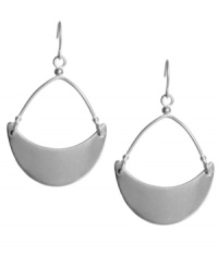 Perfect for a night on the town -- Kenneth Cole New York's chic crescent moon earrings complete the evening. Crafted in silver tone mixed metal. Approximate drop: 1-3/4 inches. Perfect for a night on the town -- Kenneth Cole New York's chic crescent moon earrings complete the evening. Crafted in silver tone mixed metal. Approximate drop: 1-3/4 inches.