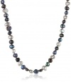 Endless Black Multi-Colored Baroque Freshwater Cultured Pearl Necklace, 50