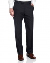 Kenneth Cole Reaction Men's Mini Herringbone Slim Fit Flat Front Dress Pant