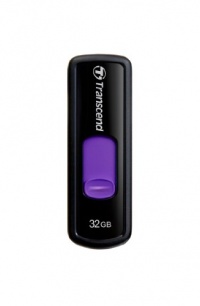 Transcend 32 GB JetFlash 500 Retractable USB Flash Drive - TS32GJF500E (Black) Transcend 32 GB JetFlash 500 Retractable USB Flash Drive - TS32GJF500E (Black)