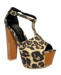 For fashion risk-takers only: this Dany sandal by Jessica Simpson makes an instant statement with a sky-high chunky heel and flirty peep-toe. For fashion risk-takers only: this Dany sandal by Jessica Simpson makes an instant statement with a sky-high chunky heel and flirty peep-toe.