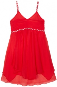 Blush by Us Angels Girls 7-16 Sundress with Braided Detail, Tomato, 14 Blush by Us Angels Girls 7-16 Sundress with Braided Detail, Tomato, 14