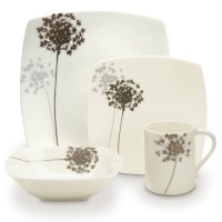 Mikasa Floral Silhouette 4-Piece Placesetting, Service for One Mikasa Floral Silhouette 4-Piece Placesetting, Service for One