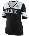 Game on! Make it known New Orleans Saints fans mean business with this NFL t-shirt from Nike.