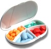 Pocket VitaCarry Pill Box w/4 Compartments Holds 16 Pills