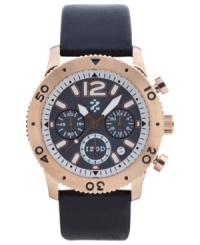 Blend precision with style with this handsome chronograph watch from Izod. Blend precision with style with this handsome chronograph watch from Izod.
