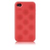 Case-Mate Egg Impact-Resistant Silicone Case with Screen Protection Kit for iPhone 4 - Red - Fits AT&T and Verizon iPhone 4