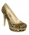 Take a chance on Baby Phat's Chance platform pumps. With their chic animal-print accents and high covered heel, we know you'll love them! They're the perfect complement to a simple monochromatic dress.
