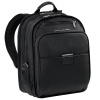 Briggs & Riley 15.4 Inch Executive Clamshell Backpack,Black,16.8x13x7.5