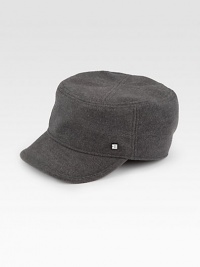 A military-inspired adjustable cap accented with signature logo detail.90% polyester/10% viscoseDry cleanImported A military-inspired adjustable cap accented with signature logo detail.90% polyester/10% viscoseDry cleanImported