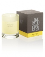 Iconic. Refreshing. Uplifting and bold. Matching our no.1 bestselling hand wash range, this candle fragrances your space with a zesty perfume that is unmistakably Molton Brown. Vibrant aromas of orange, Egyptian basil, Russian carvi, thyme and blackcurrant lift and revitalize the senses. Made in England. Burn time: About 30-40 hours.