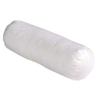 Newpoint 100-Percent Cotton 6 by 16 Neckroll Pillow Pairs, White Newpoint 100-Percent Cotton 6 by 16 Neckroll Pillow Pairs, White