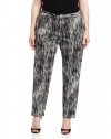 Calvin Klein Women's Plus-Size Print Slim Pant