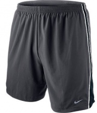 Nike Mens 7 Inseam Anthracite/Black 2 in 1 Dri-FIT Tempo Running Short