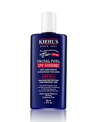 Energizing, lightweight daily sun shield specifically formulated for men. High level SPF broad-spectrum UVA/UVB protection guards men from daily damage and premature aging.• Provides maximum protection from UVA rays which cause 90% of skin's aging• Caffeine and Vitamins C & E energize and invigorate tired and dull skin• Ultra-Lightweight and non-sticky. Fragrance-Free. Oil-free. Energizing, lightweight daily sun shield specifically formulated for men. High level SPF broad-spectrum UVA/UVB protection guards men from daily damage and premature aging.• Provides maximum protection from UVA rays which cause 90% of skin's aging• Caffeine and Vitamins C & E energize and invigorate tired and dull skin• Ultra-Lightweight and non-sticky. Fragrance-Free. Oil-free.