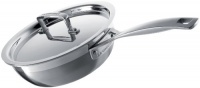 Le Creuset Tri-Ply Stainless Steel 3-1/2-Quart Covered Chef's Pan Le Creuset Tri-Ply Stainless Steel 3-1/2-Quart Covered Chef's Pan