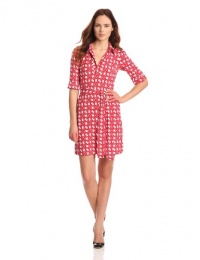 laundry BY SHELLI SEGAL Women's Chain Link Shirt Dress