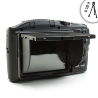 ENHANCE LCD Hood / Sun Shade & Screen Protector for Nikon Coolpix P7700 / 1 J1 / S3200 / S9050 / P510 & More Digital Cameras *Includes Mini Tripod & Card Reader* ENHANCE LCD Hood / Sun Shade & Screen Protector for Nikon Coolpix P7700 / 1 J1 / S3200 / S9050 / P510 & More Digital Cameras *Includes Mini Tripod & Card Reader*