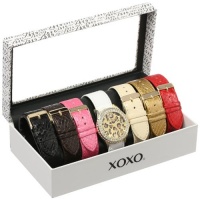 XOXO Women's XO9040 Seven Color Snake Interchangeable Strap Set Watch XOXO Women's XO9040 Seven Color Snake Interchangeable Strap Set Watch