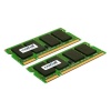 Crucial 4GB Kit (2GBx2) DDR2 667MHz (PC2-5300) CL5 SODIMM 200-Pin Notebook Memory Modules CT2KIT25664AC667
