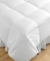 The luxury you desire, in a light, comfortable weight. Featuring Hungarian white goose down and smooth, 400-thread count cotton, this Hotel Collection comforter keeps you stylishly cozy in a variety of temperatures.