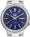 Seiko Men's SNKA05K Seiko 5 Automatic Blue Dial Stainless Steel Watch