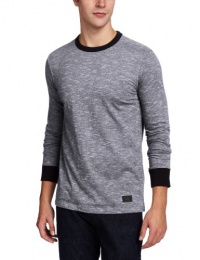 Ben Sherman Men's Ribber Cuff Feeder Stripe Long Sleeve Tee Ben Sherman Men's Ribber Cuff Feeder Stripe Long Sleeve Tee