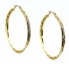 Jones New York Earrings, Gold-Tone Double Twist Hoop Earrings