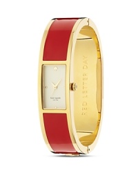 Just the ticket. This kate spade new york bangle watch takes its cues from the jewel box, crafted of plated metal with a playfully engraved dial. Just the ticket. This kate spade new york bangle watch takes its cues from the jewel box, crafted of plated metal with a playfully engraved dial.