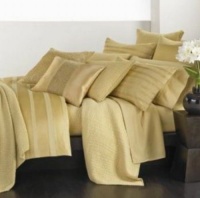 Donna Karan Essentials City Stripe, King Sham, Golden Donna Karan Essentials City Stripe, King Sham, Golden