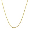 14 Karat Yellow Gold 0.7-mm Singapore Chain (18 Inch)