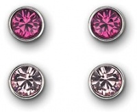 Swarovski Harley Fuchsia Pierced Earrings Set 1111908 Swarovski Harley Fuchsia Pierced Earrings Set 1111908