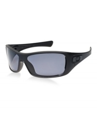 When original style refuses to follow anyone's lead, this is where it goes. Oakley carved clean lines with assertive angles so these Antix sunglasses could balance the fulcrum between street sophistication and outspoken attitude. A single continuous, polarized lens of pure Plutonite® strafes the front of this lightweight O Matterframe, and Polaric Ellipsoid geometry extends your peripheral view. Thanks to Oakley's High Definition Optics (HDO), visual clarity and impact resistance that meet ANSI Z87.1 standards, these shades are ready for whatever life sends your way. When original style refuses to follow anyone's lead, this is where it goes. Oakley carved clean lines with assertive angles so these Antix sunglasses could balance the fulcrum between street sophistication and outspoken attitude. A single continuous, polarized lens of pure Plutonite® strafes the front of this lightweight O Matterframe, and Polaric Ellipsoid geometry extends your peripheral view. Thanks to Oakley's High Definition Optics (HDO), visual clarity and impact resistance that meet ANSI Z87.1 standards, these shades are ready for whatever life sends your way.