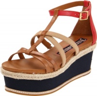 Juicy Couture Women's Moira Platform Sandal,Caramel/Dark Natural/Cherry Sorbet,7 M US Juicy Couture Women's Moira Platform Sandal,Caramel/Dark Natural/Cherry Sorbet,7 M US