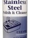 STAINLESS STEEL POLISH & CLEANER -- 15 OZ. AERO.