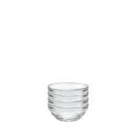 Duralex Lys 2.4-Inch Stackable Clear Bowl, Set of 4 Duralex Lys 2.4-Inch Stackable Clear Bowl, Set of 4
