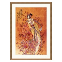 Goddess of Prosperity Framed Wall Art Size-Color - 21.04 - Brown Goddess of Prosperity Framed Wall Art Size-Color - 21.04 - Brown