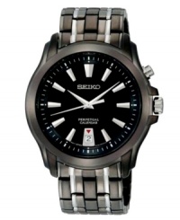 Designed for the man seeking bold adventures, this ion-finished Seiko watch is built to last. Designed for the man seeking bold adventures, this ion-finished Seiko watch is built to last.