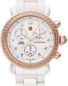 Michele Woman's MWW03N000004 CSX Ceramic White Diamond Rose Gold Watch