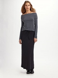Soft cotton in a floor-length silhouette with a drawstring waistband and twisted side seams. Drawstring waistband About 37 from natural waist Cotton Machine wash Made in USA of imported fabricModel shown is 5'9½ (176cm) wearing US size Small. Soft cotton in a floor-length silhouette with a drawstring waistband and twisted side seams. Drawstring waistband About 37 from natural waist Cotton Machine wash Made in USA of imported fabricModel shown is 5'9½ (176cm) wearing US size Small.