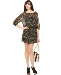 RACHEL Rachel Roy puts a fresh spin on the peasant dress with a shorter hem and a sheer printed fabric for graphic pop! RACHEL Rachel Roy puts a fresh spin on the peasant dress with a shorter hem and a sheer printed fabric for graphic pop!