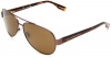 BOSS by Hugo Boss Men's 0317/S 0YCH Aviator Sunglasses,Semi Matte Brown and Havana Frame/Brown Lens,One Size