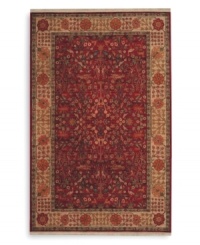Pure harmony. This Antique Legends rug features a vintage patina from an antique wash. Multiple shades of color integrate with beautiful motifs for an eclectic design, perfect for today's contemporary homes. Expertly woven through the back with premium wool for long wearing quality. A breathtaking addition for any home. Pure harmony. This Antique Legends rug features a vintage patina from an antique wash. Multiple shades of color integrate with beautiful motifs for an eclectic design, perfect for today's contemporary homes. Expertly woven through the back with premium wool for long wearing quality. A breathtaking addition for any home.