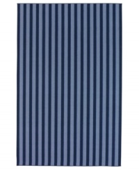Featuring a classic Cabana-stripe motif, the Cabo del Sol area rug is designed in bright, festive colors that fit everyday living spaces or vacation homes by the beach. Woven from wool, the rug offers a soft surface feel that you'll love for years to come. Featuring a classic Cabana-stripe motif, the Cabo del Sol area rug is designed in bright, festive colors that fit everyday living spaces or vacation homes by the beach. Woven from wool, the rug offers a soft surface feel that you'll love for years to come.