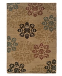 A definitive mid-century modern statement, the Yorkville area rug depicts a smart medallion design in a vivid color arrangement. This contemporary home accent is constructed of soft, low pile fibers for an exquisite finish to any room decor. (Clearance) A definitive mid-century modern statement, the Yorkville area rug depicts a smart medallion design in a vivid color arrangement. This contemporary home accent is constructed of soft, low pile fibers for an exquisite finish to any room decor. (Clearance)
